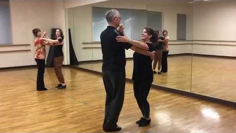 Bronze samba class 5- reverse turn, whisk, samba walk...
