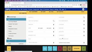 How to search for and locate an invoice in ERPLY Back Office