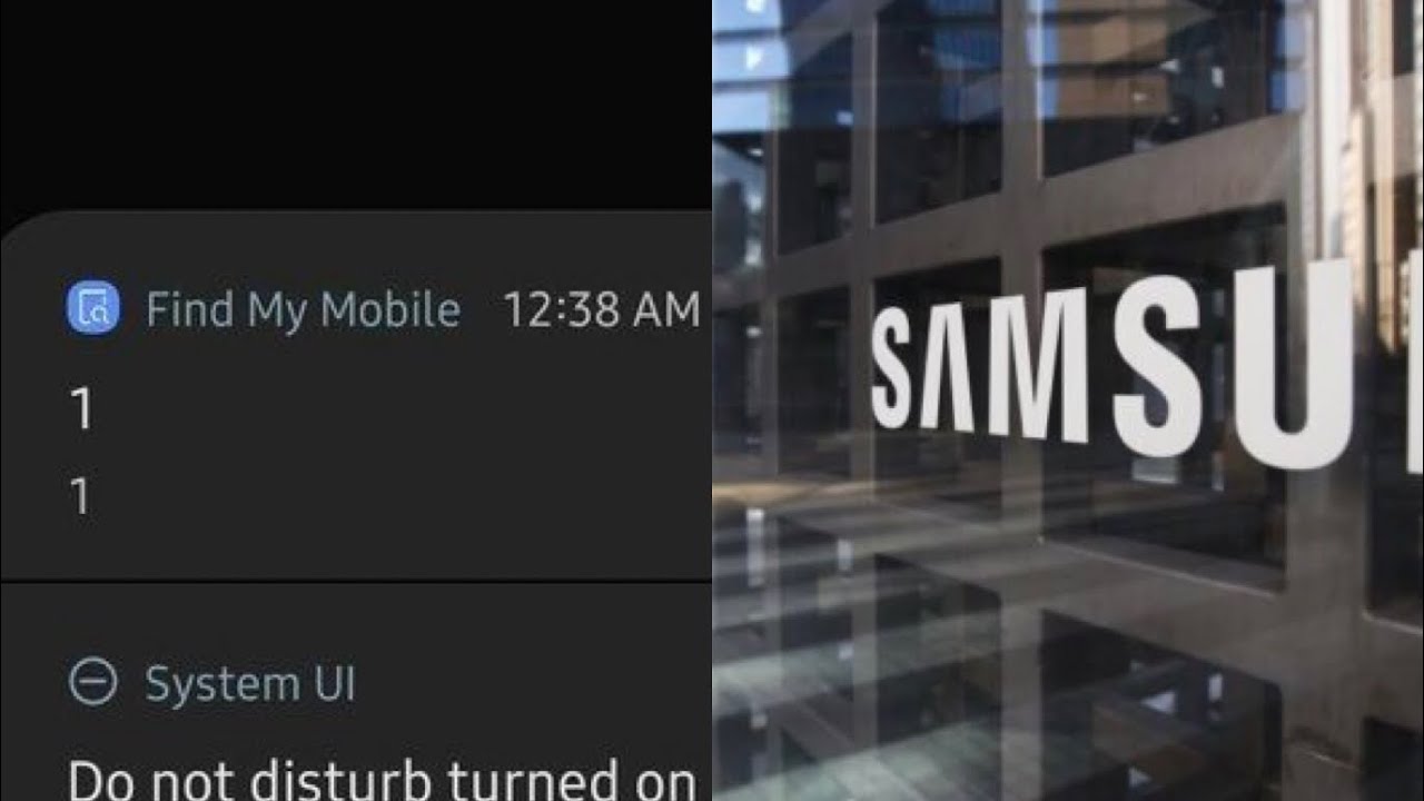 Samsung accidentally sent out 'Find My Mobile' push notifications to ...