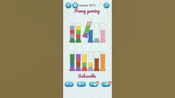 water sort puzzle game level 1073 #numpuz #game #androidgames #shortsgame #water #sort #puzzle
