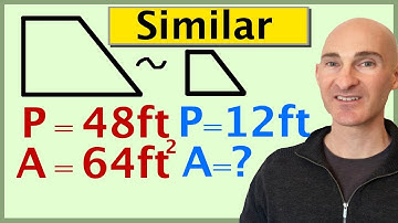 Find Areas of Similar Figures Given Perimeters
