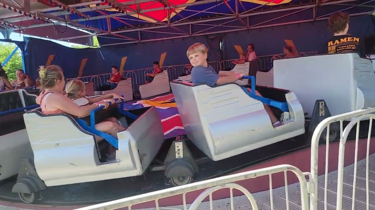 silver streak ride at three rivers festival in ft. wayne Indiana #fairrides