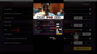 Freefire high voice sound😱🥶freefire sound problem solved✅💯 #shorts #freefire #viral