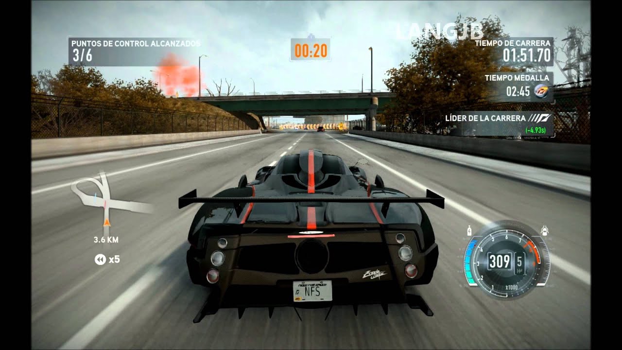 Nfs The Run Pagani Zonda Cinque Youtube