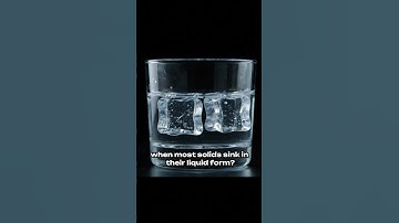Why Ice Floats Instead of Sinking? #shorts
