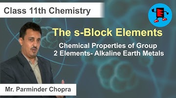 CBSE Class 11 Chemistry s-Block Elements Chemical Properties of Group 2 Elements- Alkal |Extraminds