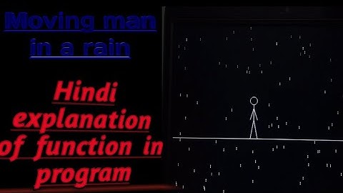 #4Grapics in C/C++||Moving Man in C Graphics