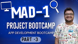 MAD 1 Project Complete Bootcamp | Part 3 | IITM BS | Model Building and Simple Login System |