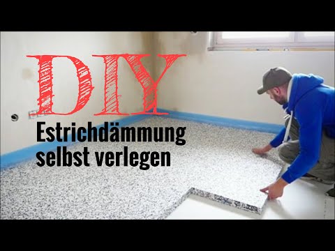 Video: Estrich. Estrich zum Selbermachen unter dem warmen Boden