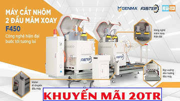 Máy cắt nhôm 2 đầu mâm xoay rẻ nhất 2022 | Máy Cắt Nhôm Genma |