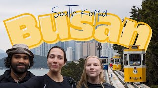 Rainy Adventure in Busan, South Korea (Including the Sky Capsule at Mipo Station!)