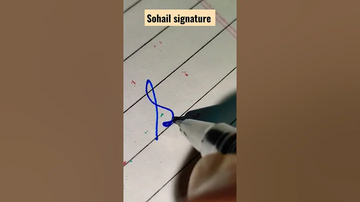 Sohail name signature #signature #shorts #short #calligraphy #names #cursivewriting #art