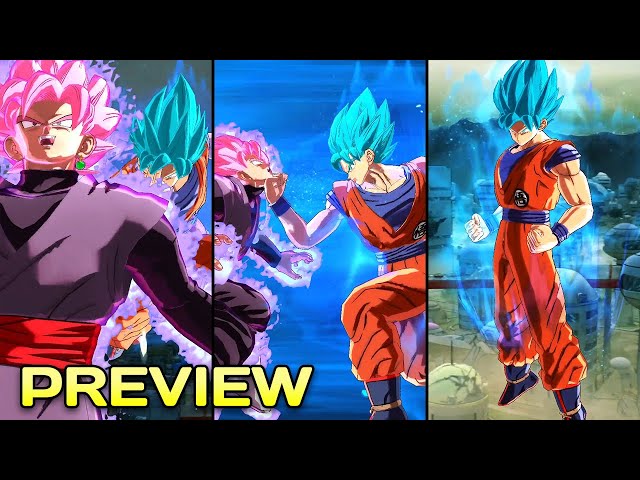 Super Saiyan Blue Goku Preview - Dragon Ball Legends on Make a GIF