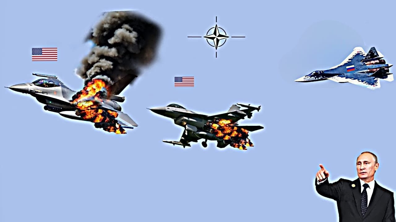 Сегодня случилось! Российские пилоты истребителей Су-57 сбили все американские истребители F-16 - ar