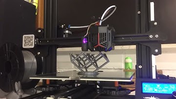 Lattice Cube 3D print timelapse on the Ender 3 NEO