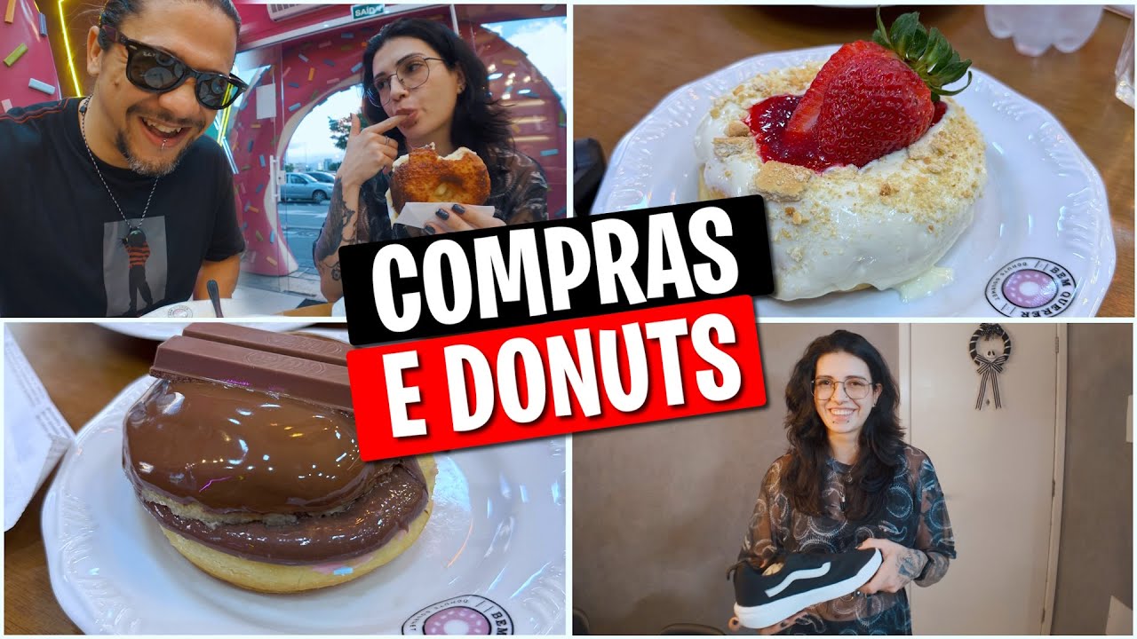 PROVANDO TÊNIS E DONUTS GIGANTE