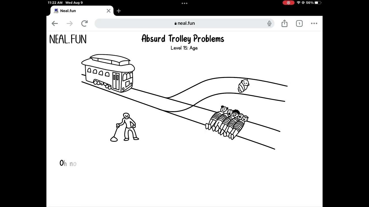 Absurd trolly problems on Neal.fun YouTube