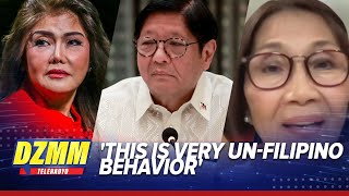 Akusasyon ni Imee vs Bongbong 'Un-Filipino' - analyst | DZMM TeleRadyo