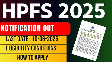 Himachal Pradesh Forest Service(ACF) official Notification Out || Nimbus Academy #hppsc #hpfs#acf