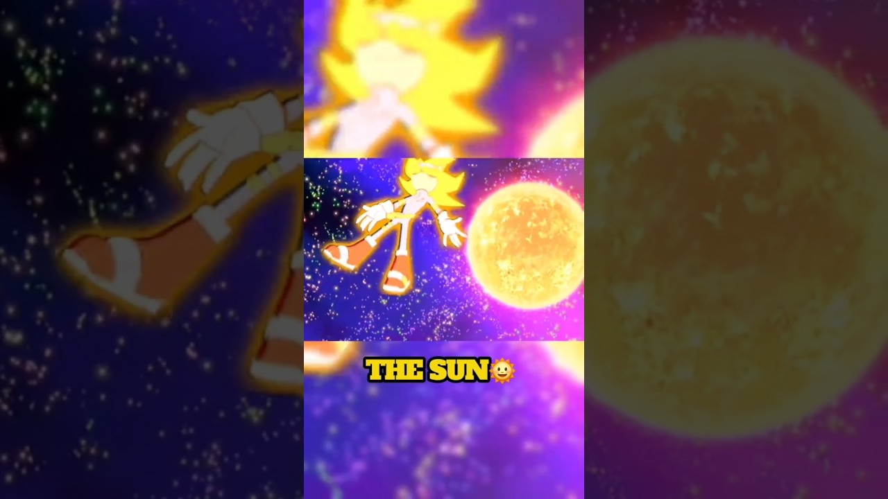 Sonic flies into the sun 