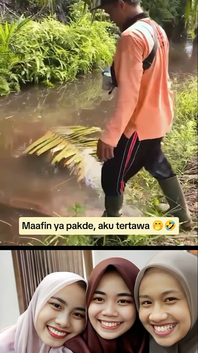 Terpeleset nyebur ke kali