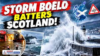 Storm Boelo Batters Scotland: Huge Waves Pound UK Coastlines | World News