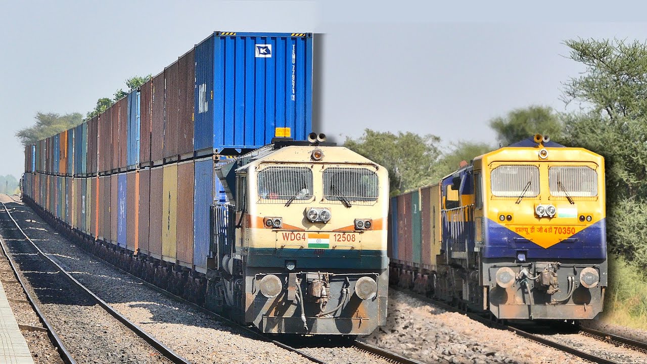 PM Narendra Modi dedicated Rewari-Madar section of Western Dedicated Freight Corridor and flagged off Double Stack Long Haul Container Train. 