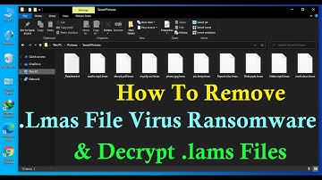 Lmas file virus ransomware [.Lmas] Removal and decrypt guide