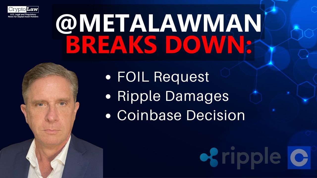 James Murphy Breaks Down Recent Crypto News