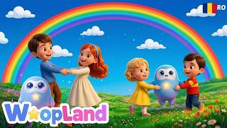 🌈 Curcubeul - Invatam culorile prin cantece pentru copii | WoopLand