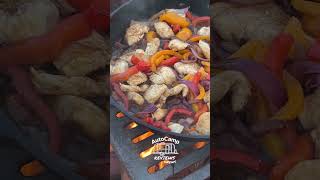 Chicken Fajitas Over an Open Fire at #autocamp