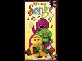 Barney Songs 1998 VHS 