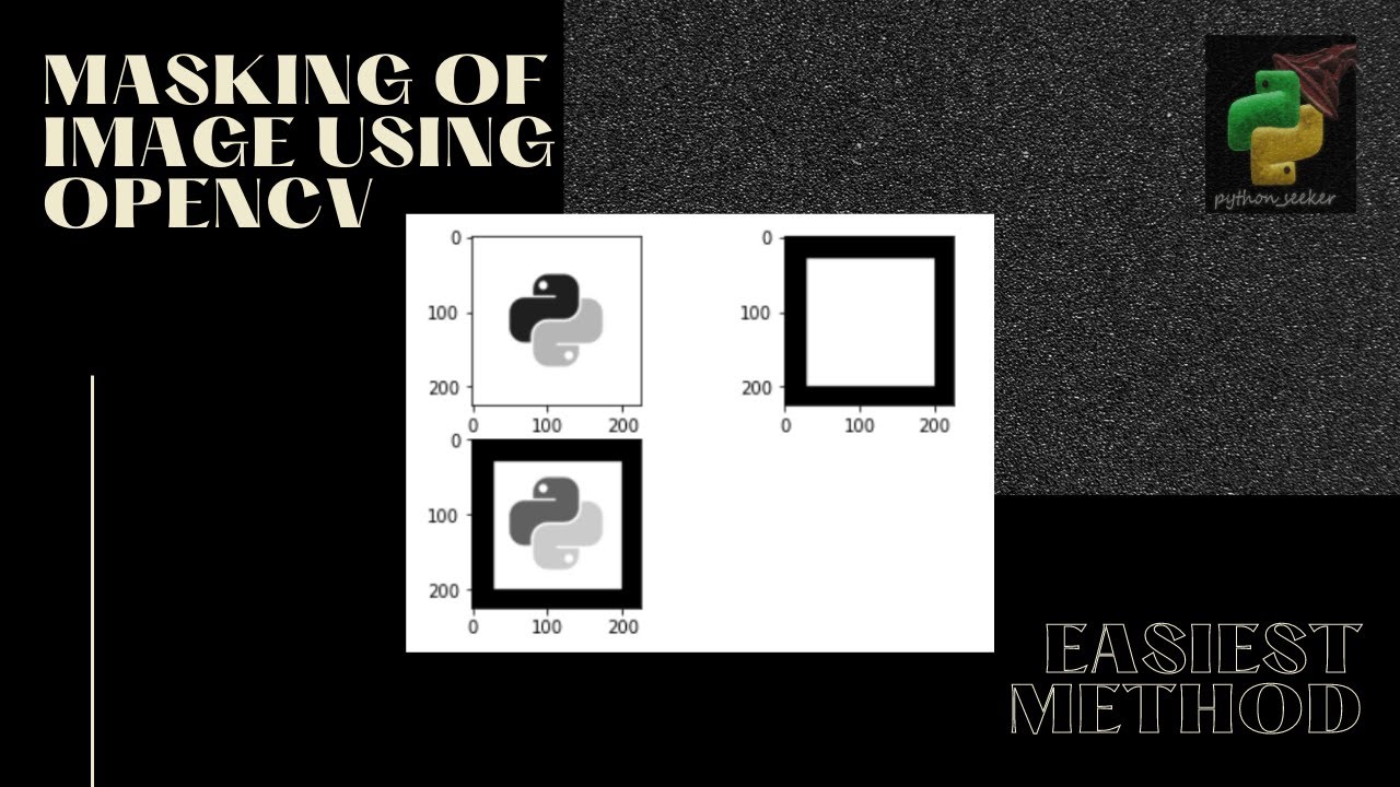Image Masking Text Python Masking of image using opencv in python #opencv #imageprocessing # ...