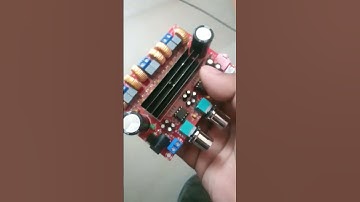 TPA3116D2 2.1 DIGITAL POWER AMPLIFIER#POWER FUL BASS#AUDIO SYSTEM#DIY SPEAKER 12-26V