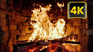 🔥 Burning Fireplace With Crackling Fire Sounds 🔥 Christmas Fireplace 4K Uhd For Sleep, Relaxation