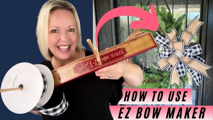 How to Make a Stacked Bow - Easy Bowdabra Bow Maker Tutorial 