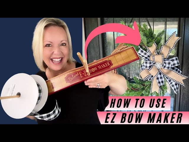 🎀 How to Use EZ Bow Maker, EZ Bow for Wreaths, EZ Bow Maker Tutorial