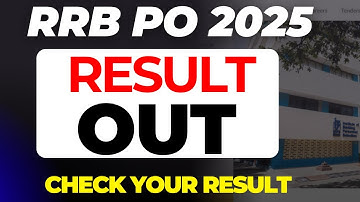RRB PO Pre Result 2025 Out | IBPS RRB PO Prelims 2025 Result Out | RRB Po Result 2025 | Testbook