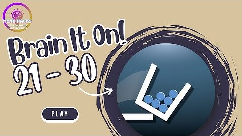 Brain It On! Level 21 - 30 Walkthrough