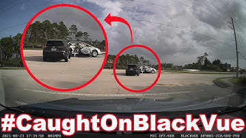 Dramatic Car Rollover #CaughtOnBlackVue