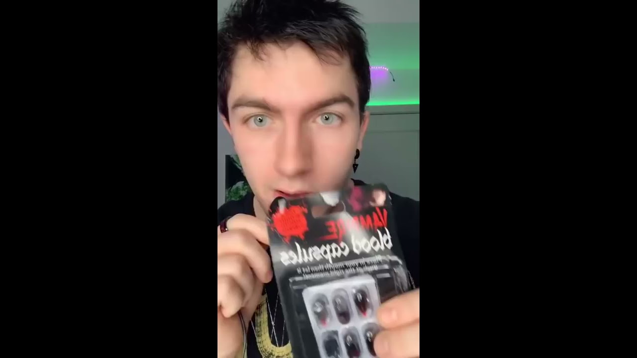 Vampire Fruit Punch Capsules ASMR Shorts