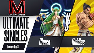 Chase (Palutena) vs Riddles (Kazuya) - Ultimate Singles Top 8 - Losers Round 1 - MAJOR UPSET