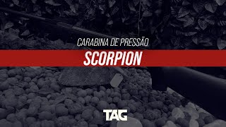 Carabina de pressão Scorpion 5,5mm TAG com excelente potência e precisão