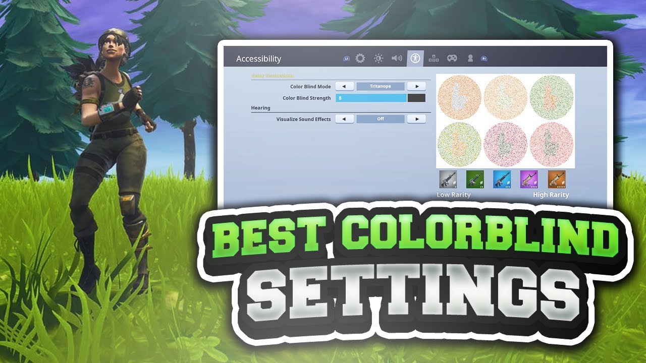 Best Color Blind Settings Fortnite Youtube - best color blind settings fortni!   te