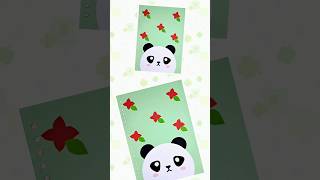 Kawaii Cute Panda Binder File Loose Leaf A5 Cover DIY