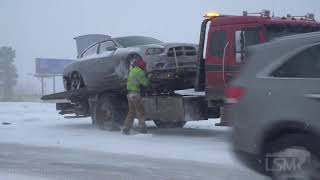 02-14-2021 Oklahoma City, OK - Spinouts and Accidents - Interview with Homeless Shelter - SOT