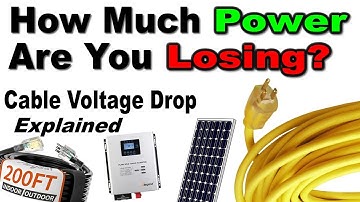 Using The WRONG Cable Is a Bad Idea! Voltage Drop Explained, plus simple testing methods