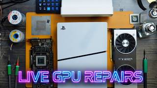 🔴 [LIVE] RTX 2080ti not working after cleaning 😵‍💫 1080ti & PS5 repair 🎥 #gpurepair #microsoldering
