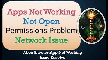 How to Fix Alien Shooter App Not Working | Not Open | Space Issue