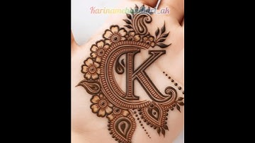 comment first name letter..#shortvideo #viral #henna #video #yt